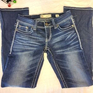 Womens BKE Culture Bootcut Jeans Sz 28 Long